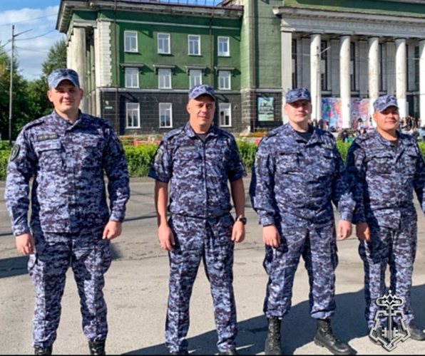 Росгвардия обеспечила порядок на праздничных мероприятиях в Кузбассе