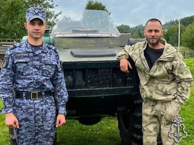 Росгвардеец помог разыскать пропавшего кузбассовца в глухом лесу