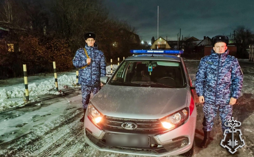 Росгвардейцы задержали водителя с признаками опьянения при попытке скрыться